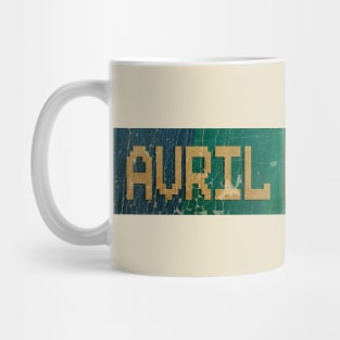 Avril Lavigne  - RETRO COLOR - VINTAGE Mug